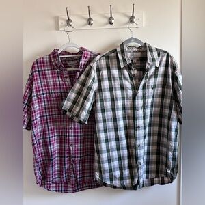 Men’s Carhartt Relaxed Fit Short Sleeve Button Ups
(2 pack!)